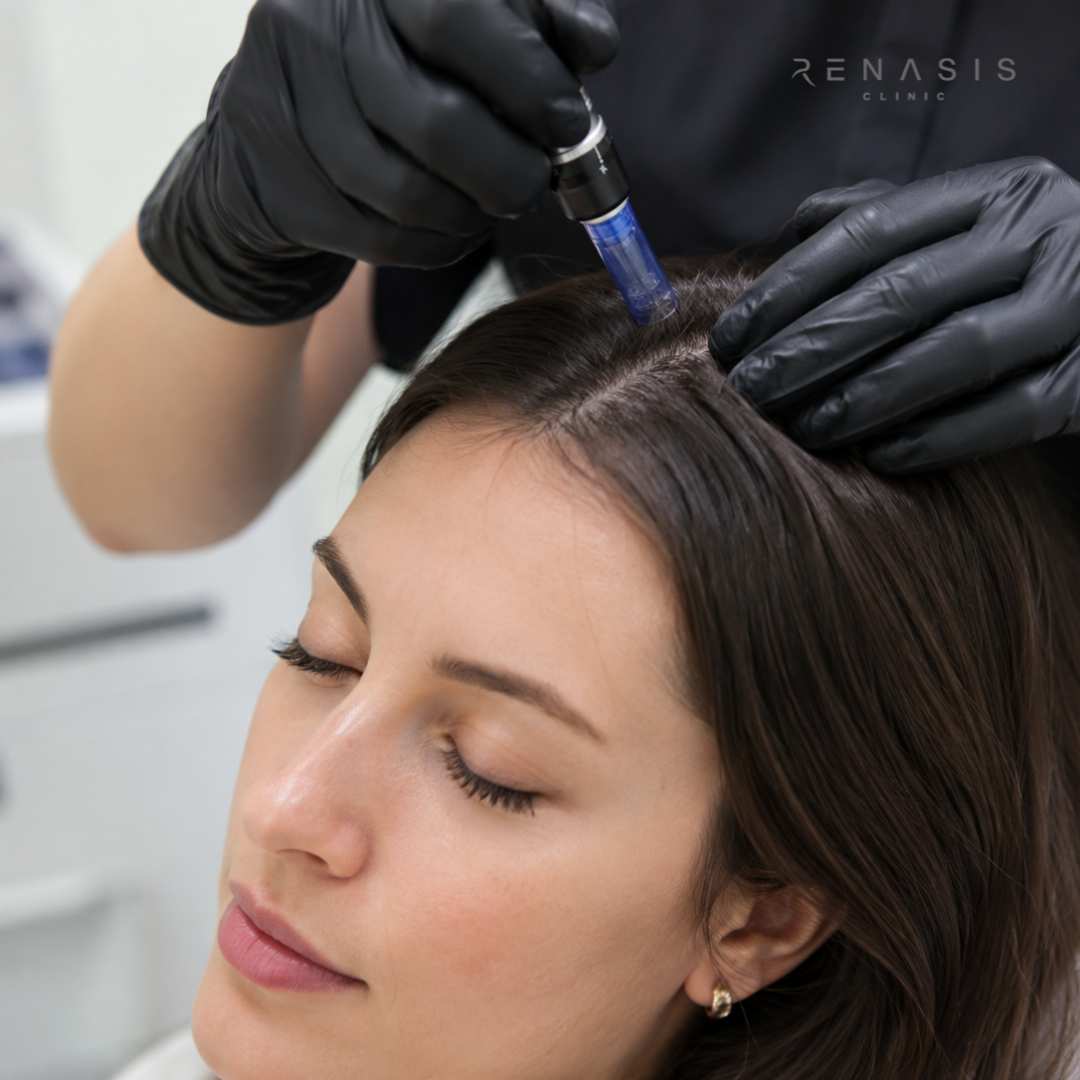 Plasma rico en plaquetas (PRP) rostro y capilar en Renasis Clinic, Vitacura